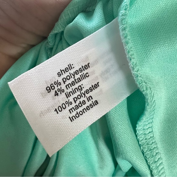 Lane Bryant Flutter Sleeve Surplice Neck Foil Dot Maxi Dress Size 20 - Picture 6 of 12